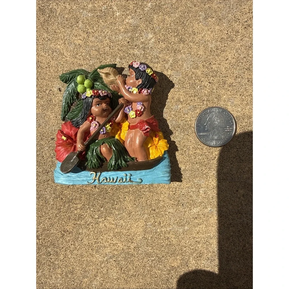 Aloha Hawaii‎ Hula Girl Refrigerator Magnet